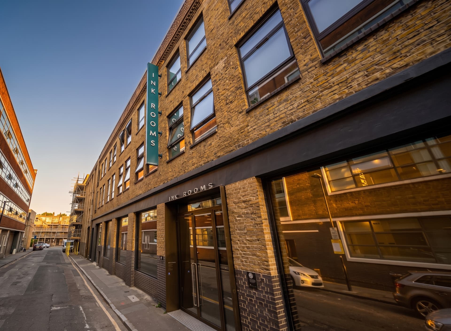 The Ink Rooms buildings on Easton Street, Clerkenwell — converted former printing-ink works